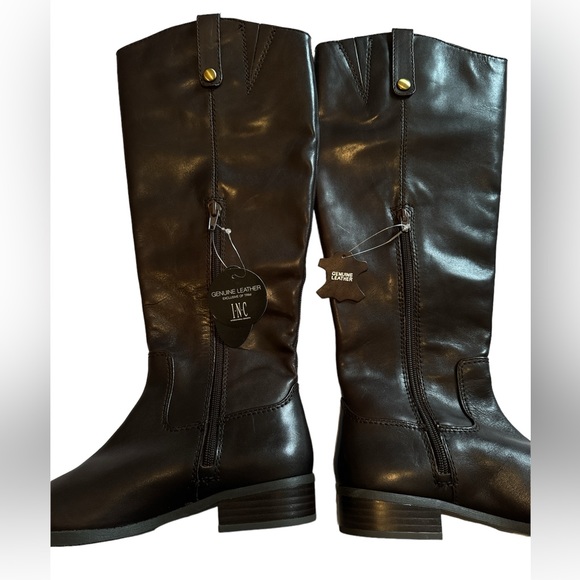 I.N.C. Genuine Leather Boots - Picture 4 of 10